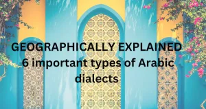 6 geographically arabic dialects