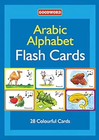 arabic alphabets flash cards