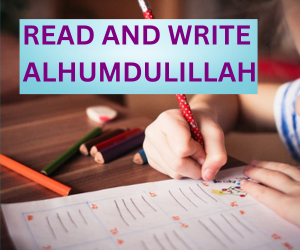 read and write Alhumdulillah